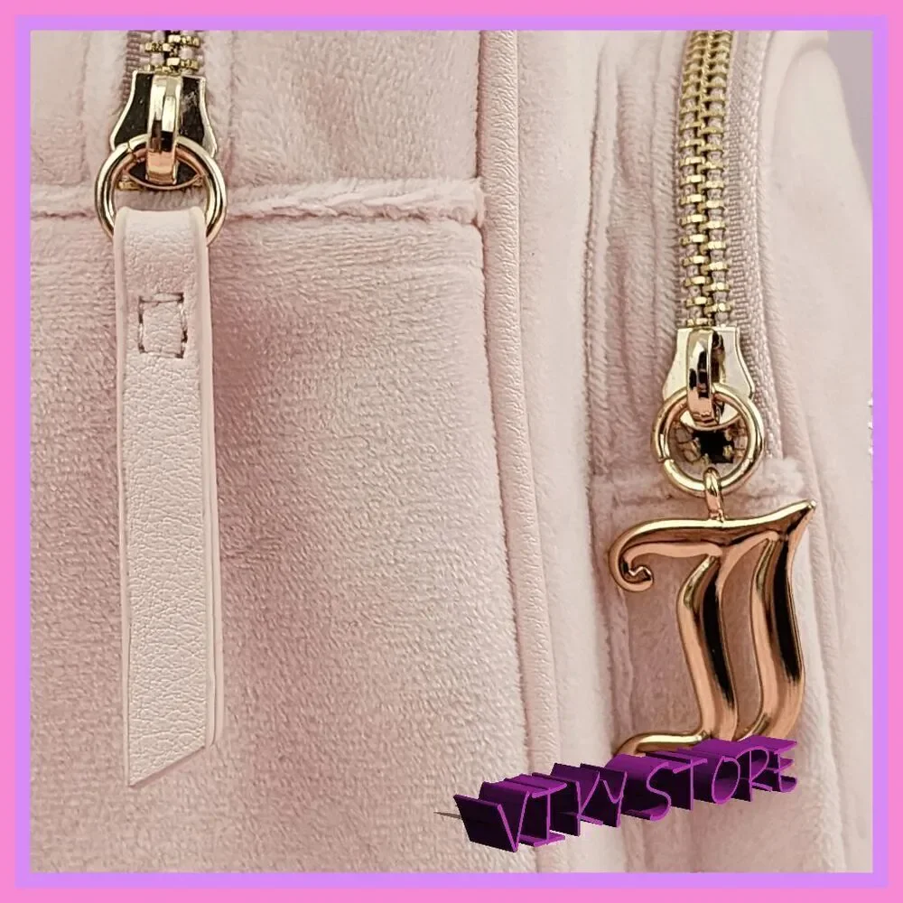 NWT 💕 Juicy Couture Velvet Backpack Rhinestones Glamorous & Chic #7086 💕